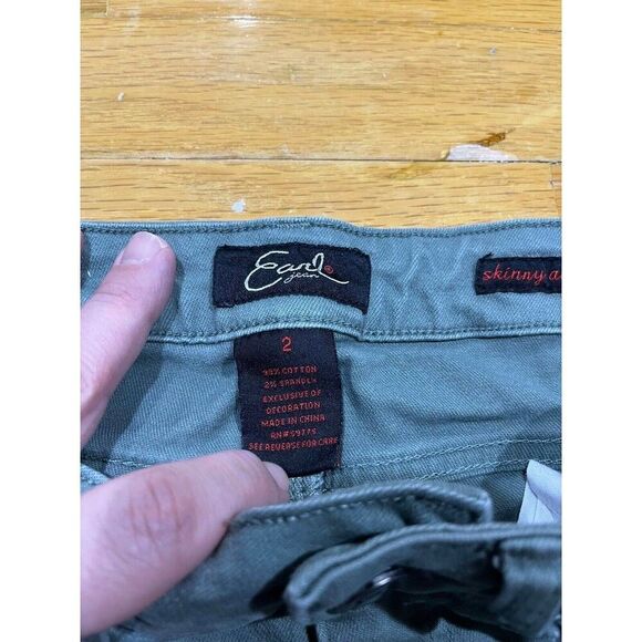 Earl Jeans Women's Size 2 Mint Skinny Ankle Modest Office Everyday Wear Denim - Picture 3 of 9